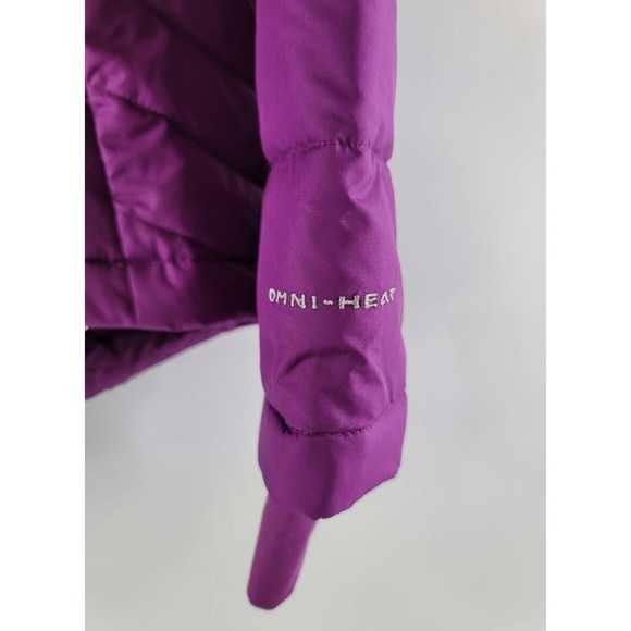 COLUMBIA Heavenly Omni-Heat Hooded Jacket Women's Medium Purple NWT - Picture 8 of 13